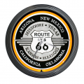 Neonuhr Route 66 Nostalgie